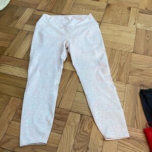 Pink athletic leggings